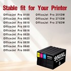 4pk 950xl 951xl Ink Cartridges For Hp Officejet Pro 8615 8610 8620 8625 8600
