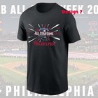 New   - 2026 Baseball All-star Game Logo Black T-shirt One Side Freeship For Fan