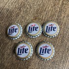 5 Vintage Miller Lite Electronic Brooch Button Pinback Rare Beer Promo Pin