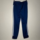 Adidas Women Designed 2 Move D2m Cuff Pants Joggers Navy white M 12-14