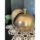 Vintage Brass Apple Mid Century Modern Decorative School Teacher Gift