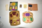 Lot Of 5 Vintage Needle Cases Folders Display Crafts