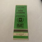 Vintage Matchbook Cover Matchcover Farwest Cabs Seattle Wa