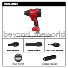 Milwaukee M18 Blhsb-0 Brushless High Speed Blower Bare Tool Only    tracking   
