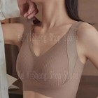 Anti-sagging Nylon Full Cup Design Seamless Side Support Bra Soft Bralette No