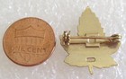 Vintage Canada Canadian Maple Leaf Tourist Travel Souvenir Brooch Enamel Pin