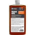32 Fl  Oz  Premium Teak Oil Easy To Apply Sealer Fast Drying Preserver Clear