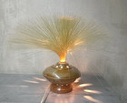 Vintage 1980s Retro Fiber Optic Color Lamp Fiber Optic Light  Ceramic Night Lamp