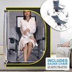 Portable Steam Sauna Tent Kit  Full Size Personal Sauna For Home Spa With Fol   