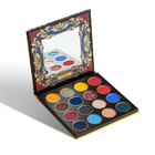 16 Colors  Eyeshadow Palette With Mirror Waterproof Highly Pigmented New