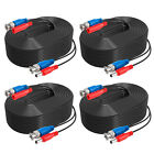 Annke 4x 30m 100ft Cctv Camera Dvr Video Power Security Surveillance Cable Wire