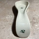Roseville Friendship Pottery Ceramic Cream With Cobalt Blue One Piece Spoon Rest