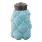 Victorian Era Eapg Consolidated Glass Blue Pineapple Single Salt Shaker 3  Tall