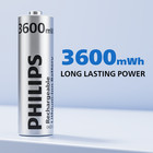 Philips 8pcs 3600mwh Lithium Aa Rechargeable Batteries 1 5v Battery  charger Box