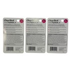 Chapstick Total Hydration Coconut 3 In 1 Lip Care Balm Tube Non Tinted - 3 Pack