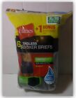 Hanes Men s Cool Comfort Regular Band Boxer Briefs 6 Pair Tagless Wicking Fabric