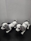 Takara Tomy Hello  Zoomer Miniature Dachs White Robot Dog Aibo Japan Lot Of 2 
