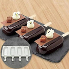 1pc Silicone Ice Cream   Popsicle Mold Diy Frozen Treat Maker - New
