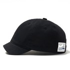 Short Soft Brim Adjustable Baseball Cap Washed Work Vintage Casual Hat Men s Cap