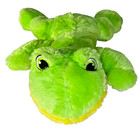 Dandee Collector   s Choice Frog Plush 24    Green Laying Down Stuffed Animal