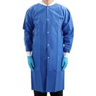 10pcs Medical Unisex Lab Coats Uniform For Men Women Lab Coat Long Sleeve Jacket