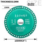 100mm Thin Dry Diamond Cutting Blade Disc Angle Grinder Disc For Porcelain Tile