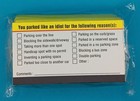 Bad Parking Cards - 100pcs You Absolutely Suck At Parking Cards -funny   