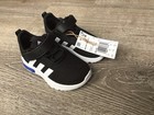 Adidas Racer Tr23 El I Kids Sport Shoes Size 6 5k Black White Blue Id0336