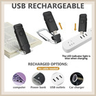 Retisee 12 Pack Usb Rechargeable Book Light For Reading In Bed Foldable Clip On