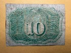 1863-1867 10 Cent Fractional Currency Fr 1244 Second Issue Washington Note