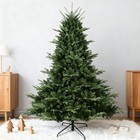 7 5 Ft Spruce Artificial Christmas Tree With 2441 Pe pvc Branch Tips W  Stand