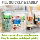 Size 000 Clear Empty Gelatin Pill Capsules Kosher Gel Gluten-free Made In Usa 