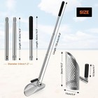 Long Handle Sand Scoop With Shovel For Metal Detecting  Metal Detector At Beach