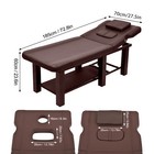  Heavy Duty Massage Table Adjustable Facial Bed Salon Spa And Beauty Bed Brown