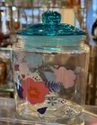 Disney Alice In Wonderland Flowers Glass Snack Jar Sealed Box