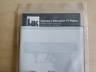Heckler Koch H k Hk P7m8 P7m13 P7m10 Manual Rare Trussville 10 93 New Old Stock