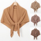 Pleated Square Muslim Hijab Scarf Chiffon Wrinkle Headscarf Plain Women Headband