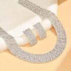 3pcs Luxury Shining Rhinestone Earrings Necklace Jewelry Set Gift Women Gift New