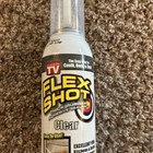 Flex Shot 8oz Thick Rubber Adhesive Sealant Jumbo Clear