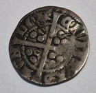   authentic Medieval English Silver Hammered Penny     King Edward I  1272   1307   