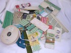  zz Antique Mixed Lot Vintage Lace Trim Ribbon Edging Print Pattern Sewing Doll