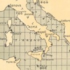 Big Italian Merchant Marine Maritime Map Vintage Nautical Chart Italy Circa 1900