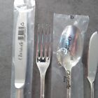 Christofle Perles 8pcs Silverplate Flatware Knife Fork Spoon Excellent