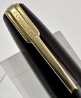 Vintage Standard Black Gt Waterman 100 Hundred Year Fountain Pen Cap Nice Cond