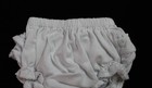 Kissy Kissy Baby Girl s Basic Diaper Cover W  Ruffles Jl3 White Size 3-6m Nwt