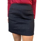 Stretch Denim Mini Skirt     Crossdresser   Transgender Friendly     High Waist Jean