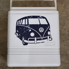 Vintage Vw Volkswagen Dreamin    Igloo Playmate Cooler - White navy - Used scuffs