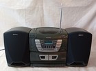 Vintage Sony Cfd-zw165 Am fm Stereo Dual Cassette Recorder Cd Boombox W box