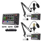Multifunctional Audio Mixer F998 English Sound Card Changer Soundcard F3e9