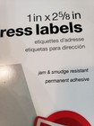 Office Depot Address Labels 1  X 2 5 8  White 7500 Labels On 250 Sheets 30 Per